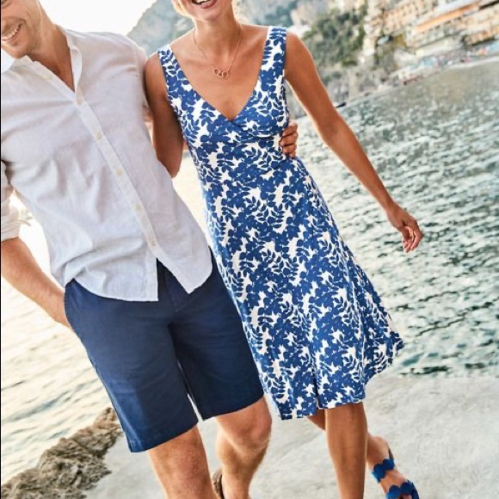 Boden Willa floral midi dress